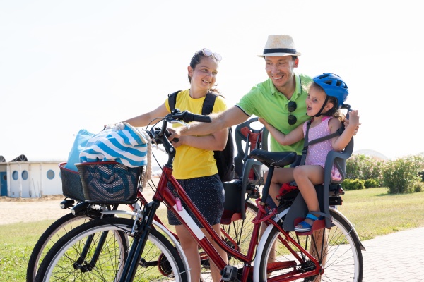 bicicletta da equitazione per famiglie all