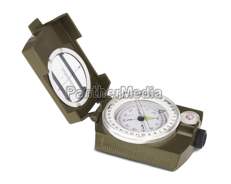 Immagini Stock - Verde Isolato Bussola Militare Pronto Alla Navigazione.  Image 103250304