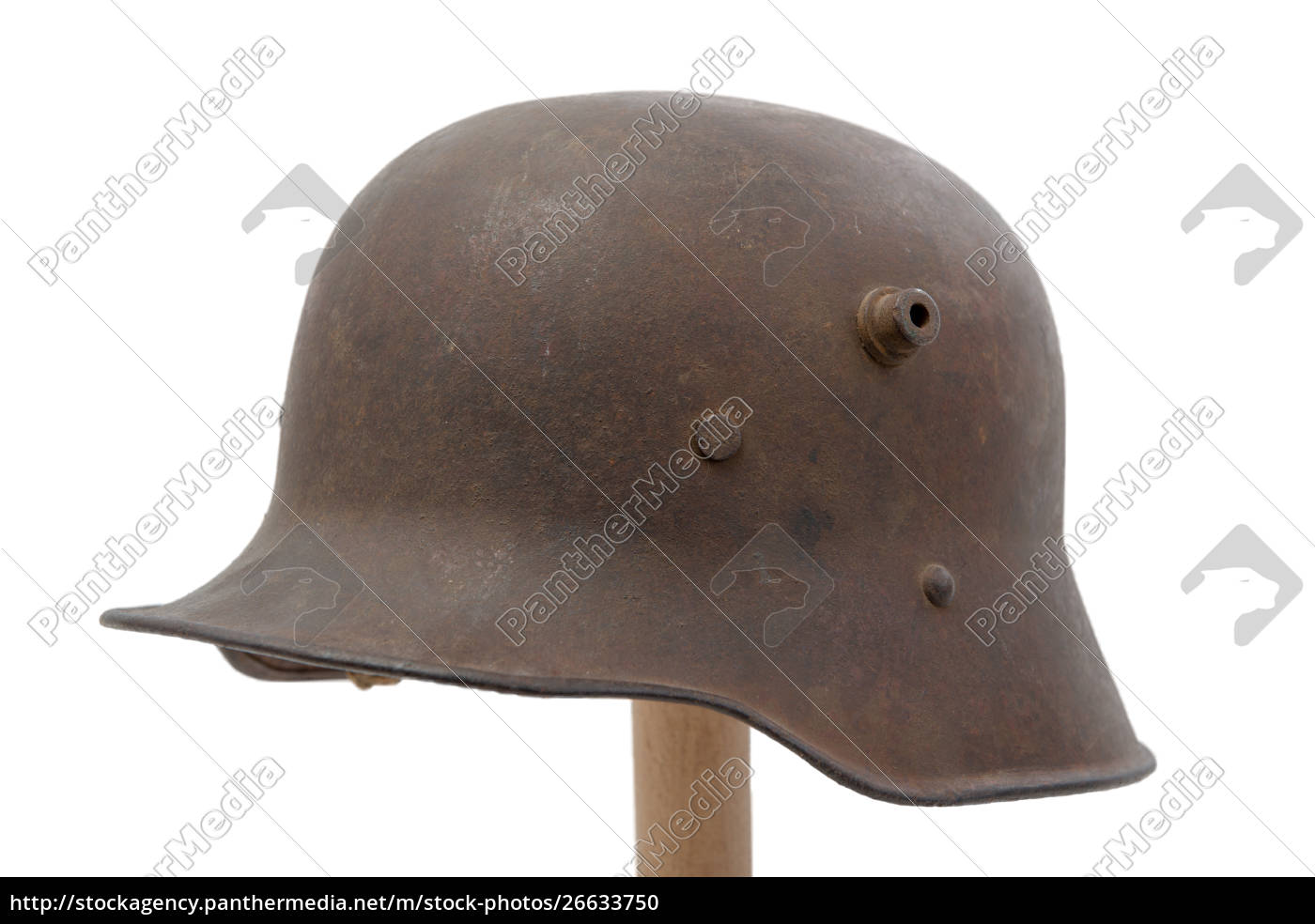 Elmetto militare tedesco della prima guerra mondiale - Stockphoto